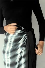 Tie Dye Wrap Skirt